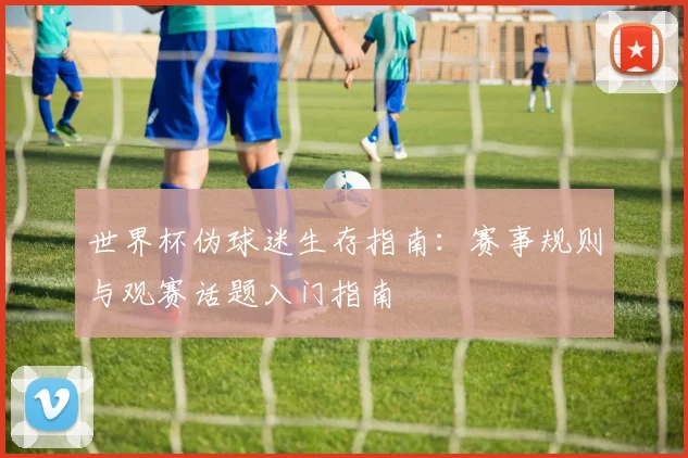 世界杯伪球迷生存指南：赛事规则与观赛话题入门指南